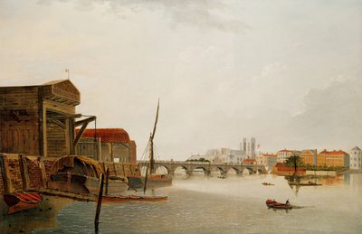 Westminster Bridge (óleo) de Daniel Turner